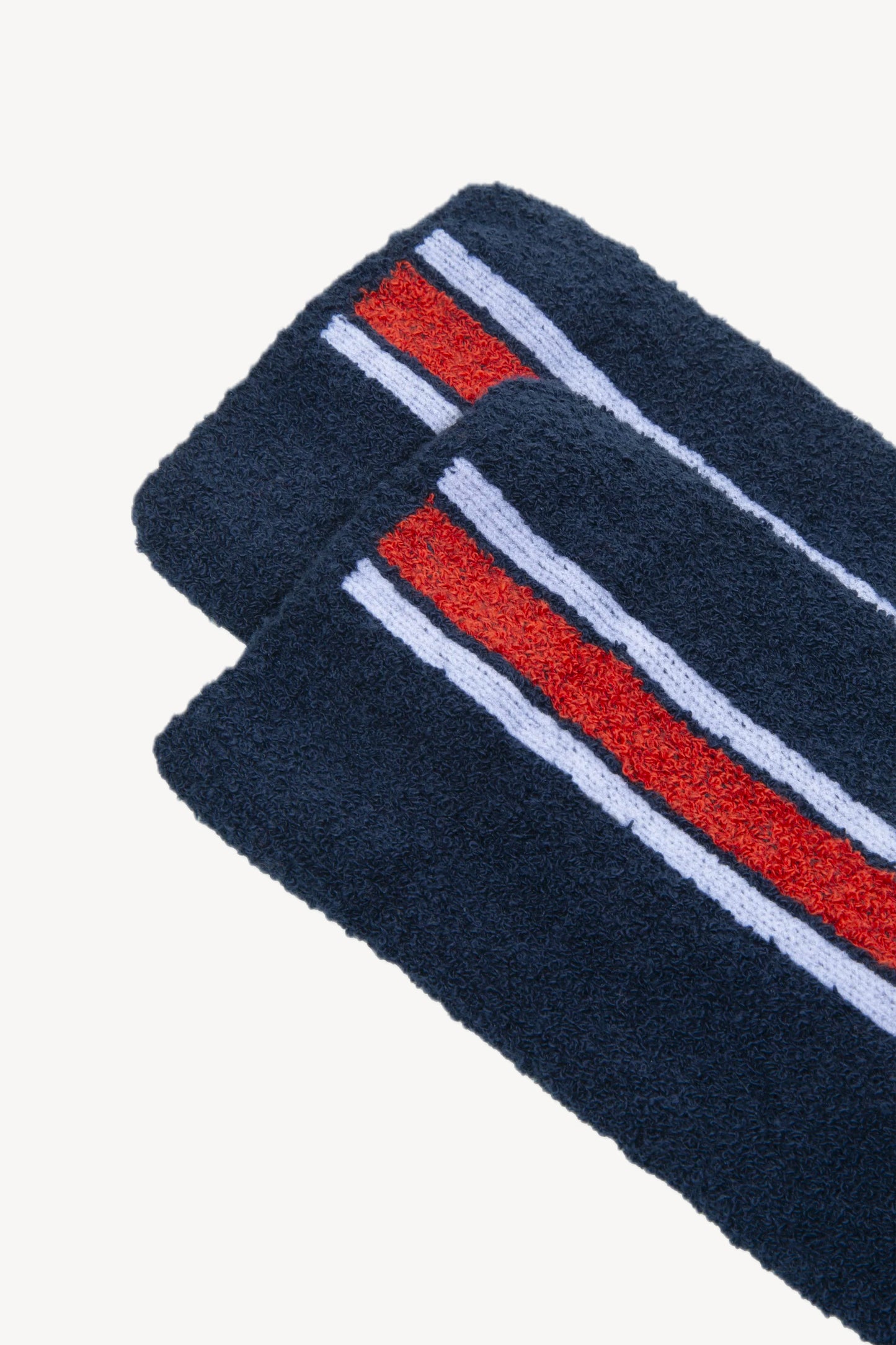 STRIPED TERRY SOCKS ORANGE