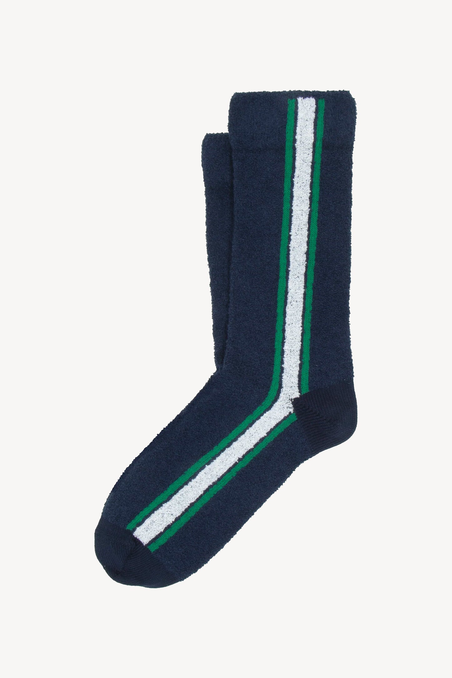 STRIPED TERRY SOCKS GREEN