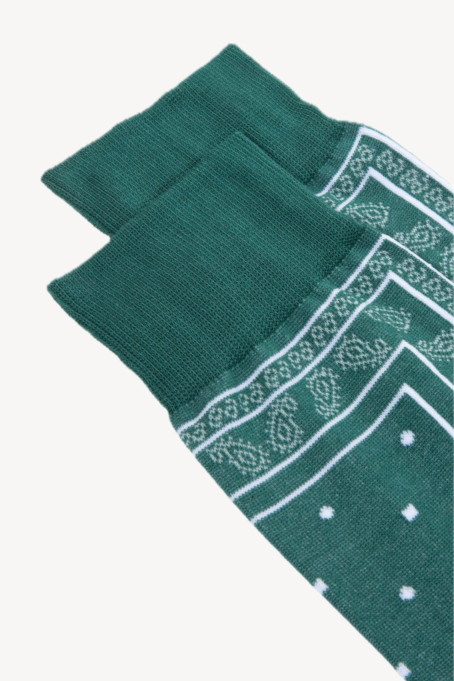 BANDANA SOCKS GREEN