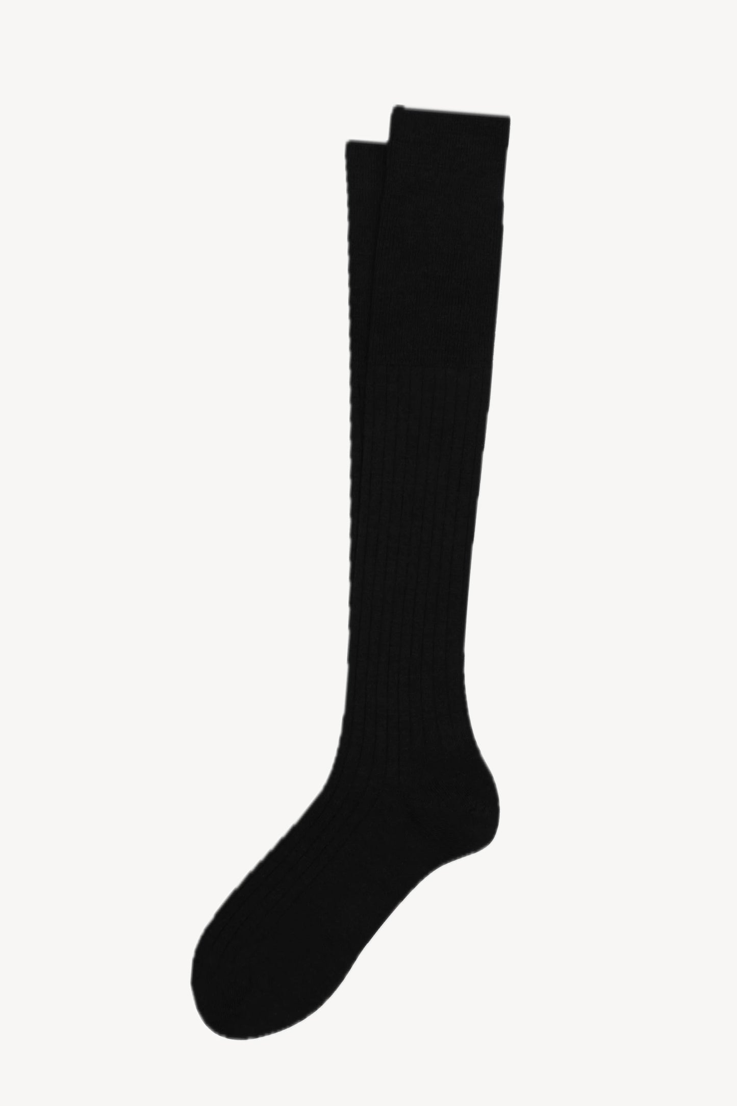 LONG WOOL SOCKS BLACK