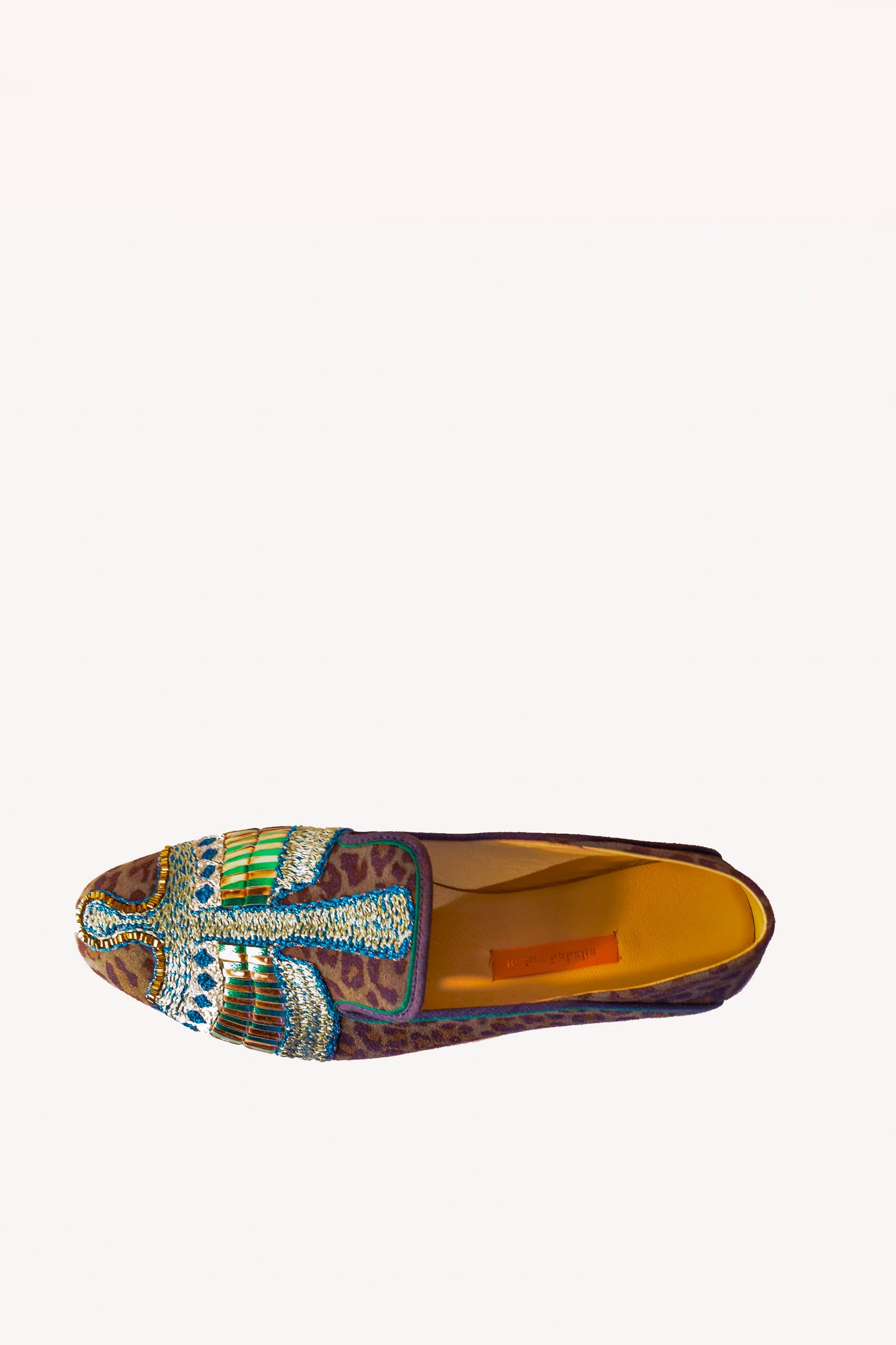 EMBROIDERED LOAFERS LEOPARD
