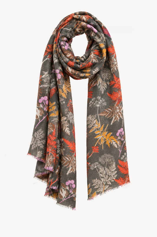 HERBARIUM WOOL SCARF KHAKI