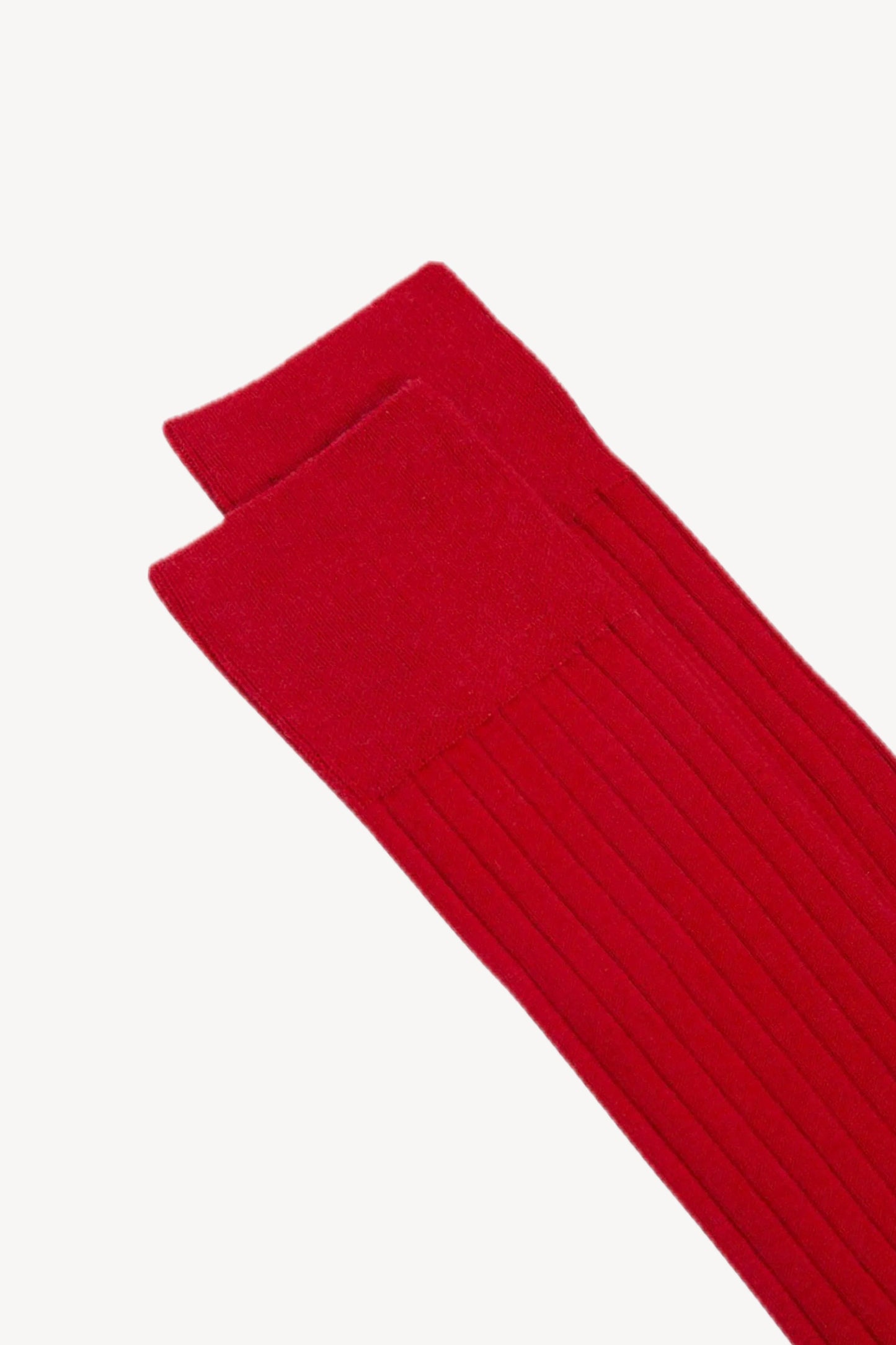 SHORT WOOL SOCKS RED