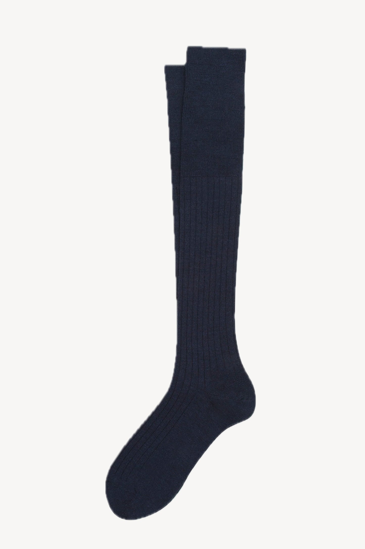 LONG WOOL AOCKS NAVY