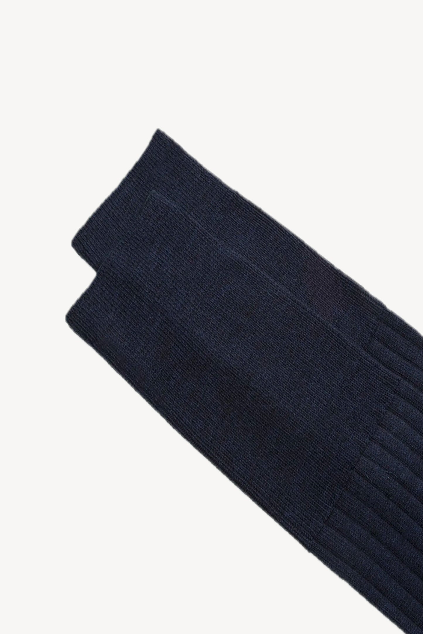LONG WOOL AOCKS NAVY