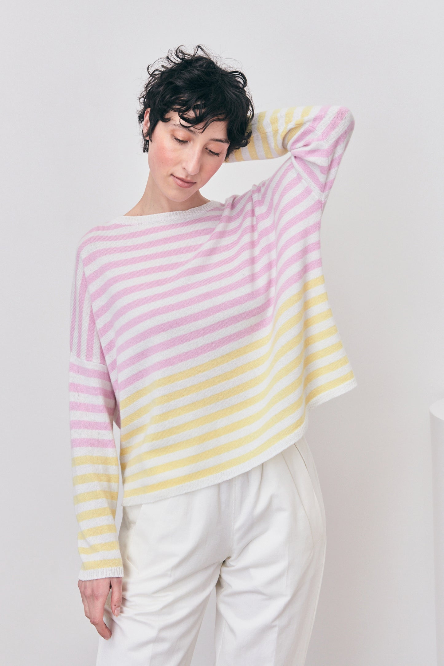 STRIPED CASHMERE PINK