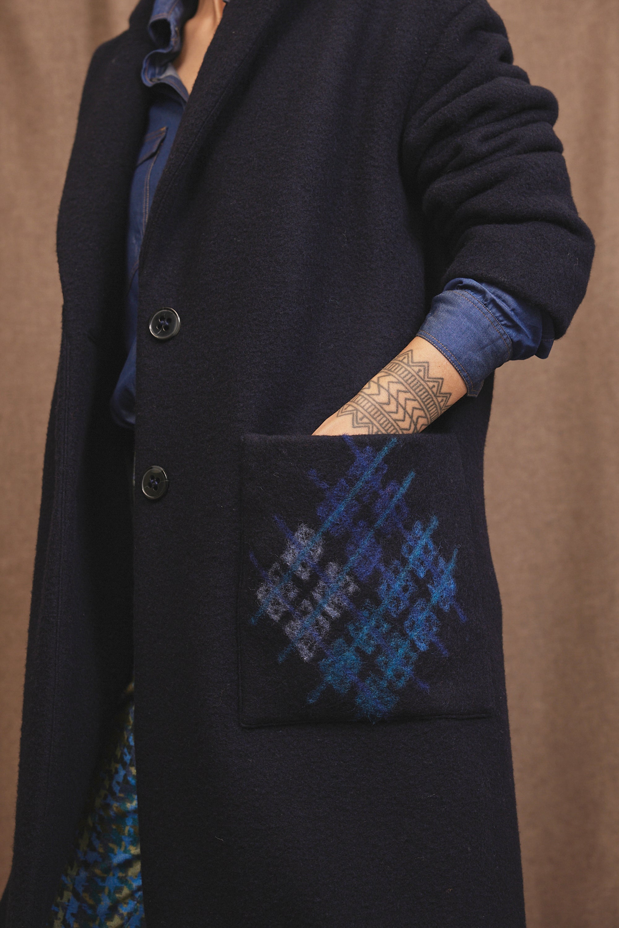 Victoire clearance coat navy